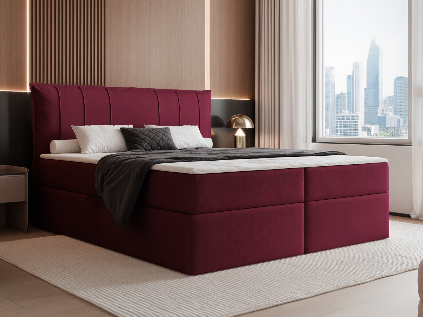 Lit boxspring Martinez 107 (Magic Velvet 2229)
