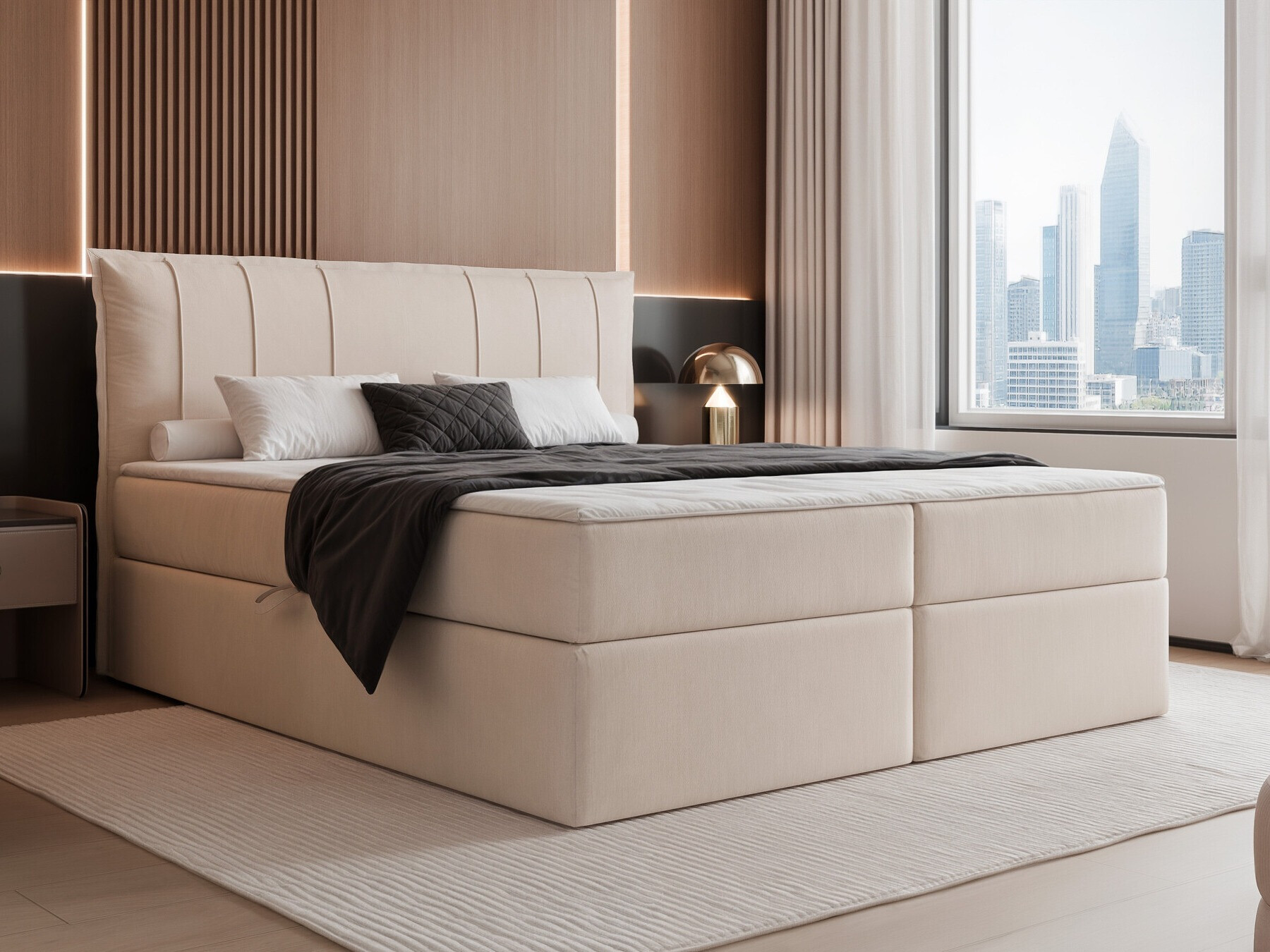 Lit boxspring Martinez 107 (Magic Velvet 2256)