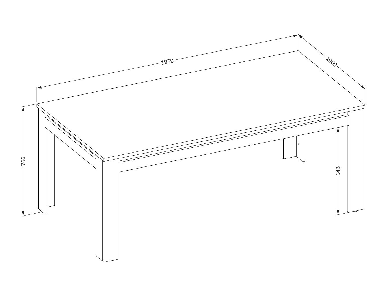 Table Melmava 104