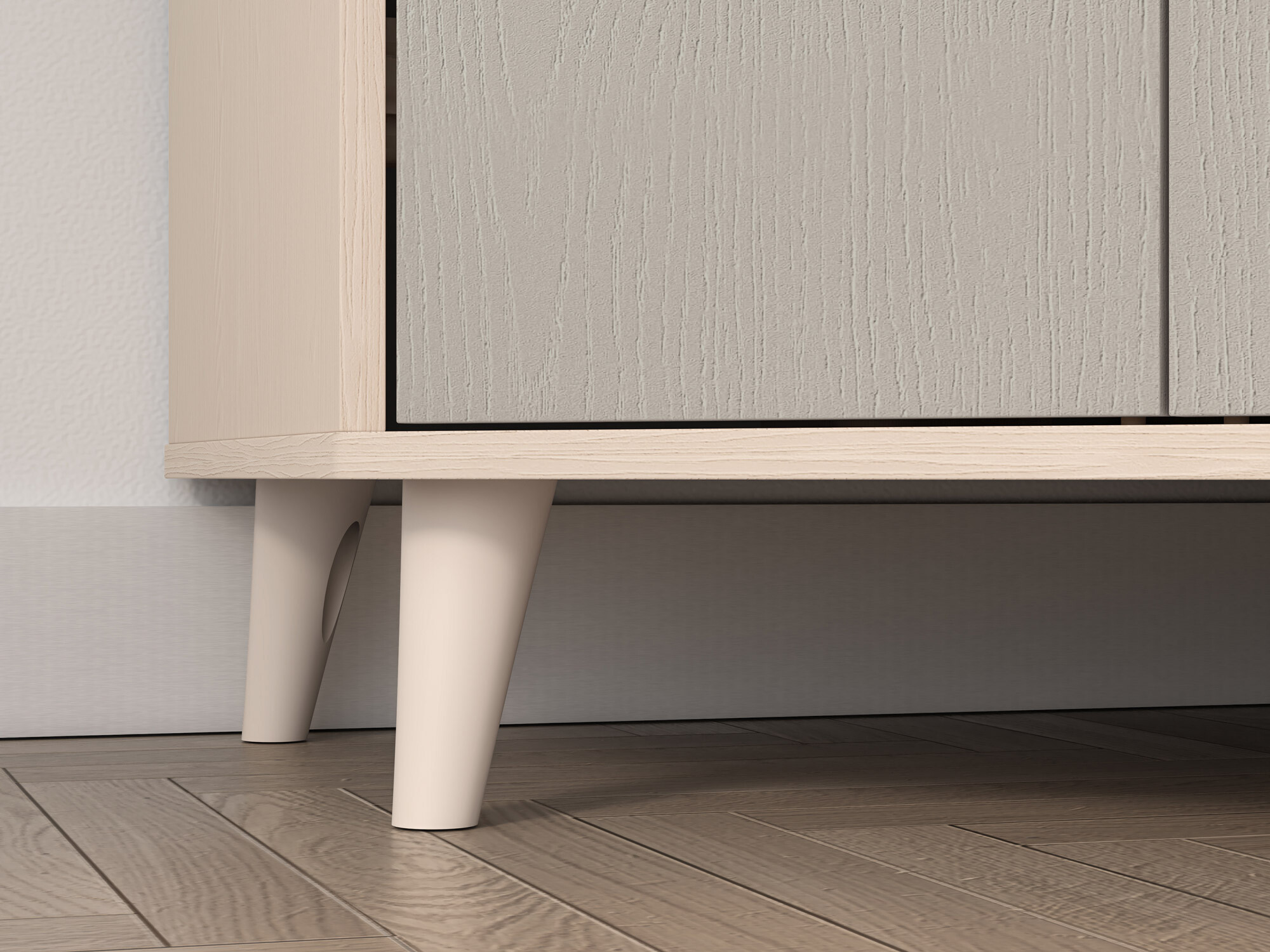 Armoire d'angle Tortoli 100 (Gris)