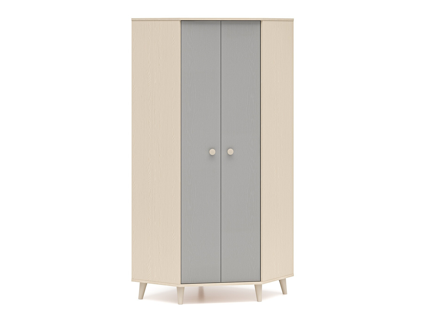 Armoire d'angle Tortoli 100 (Gris)