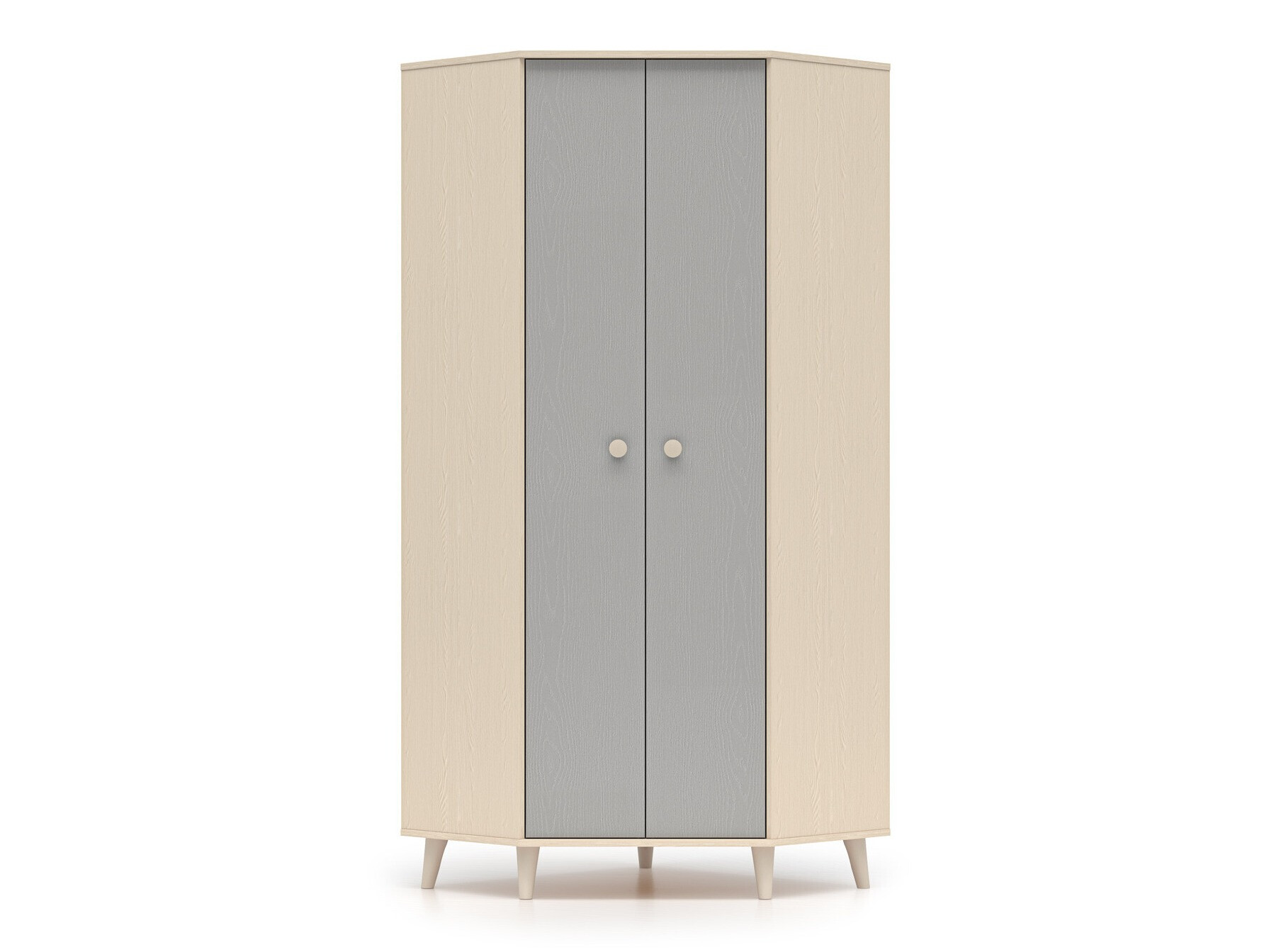 Armoire d'angle Tortoli 100 (Gris)