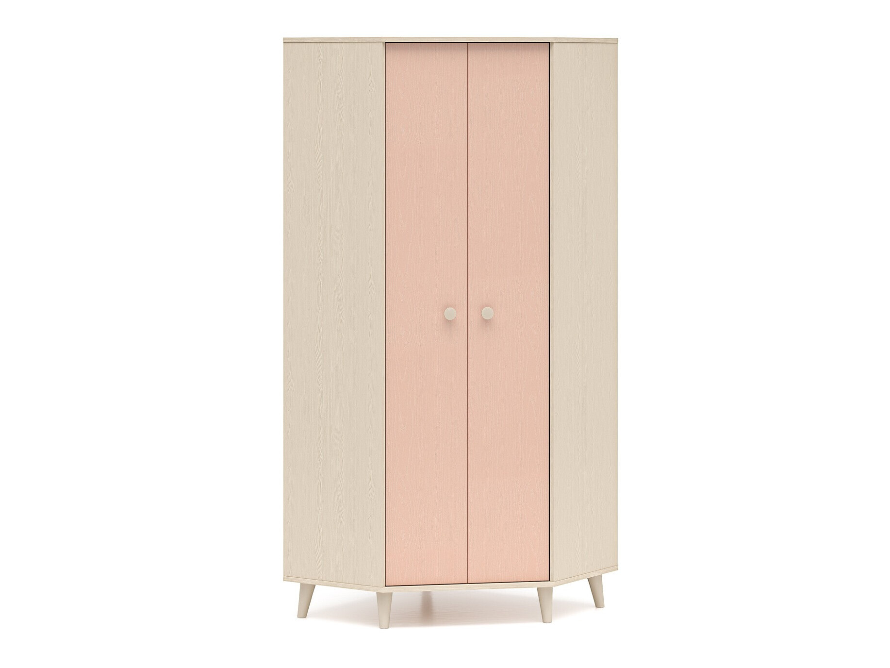 Armoire d'angle Tortoli 100 (Rose)