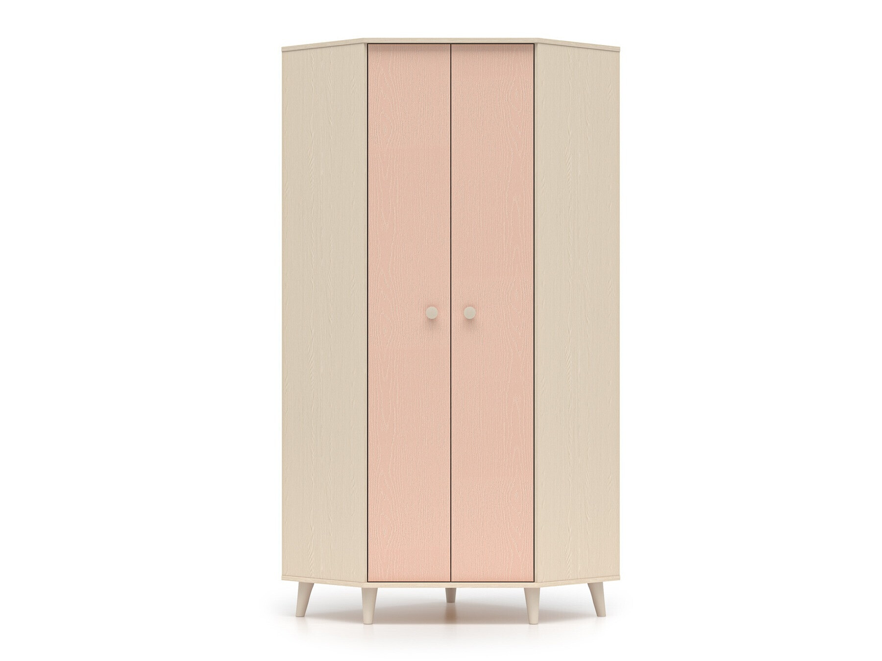 Armoire d'angle Tortoli 100 (Rose)