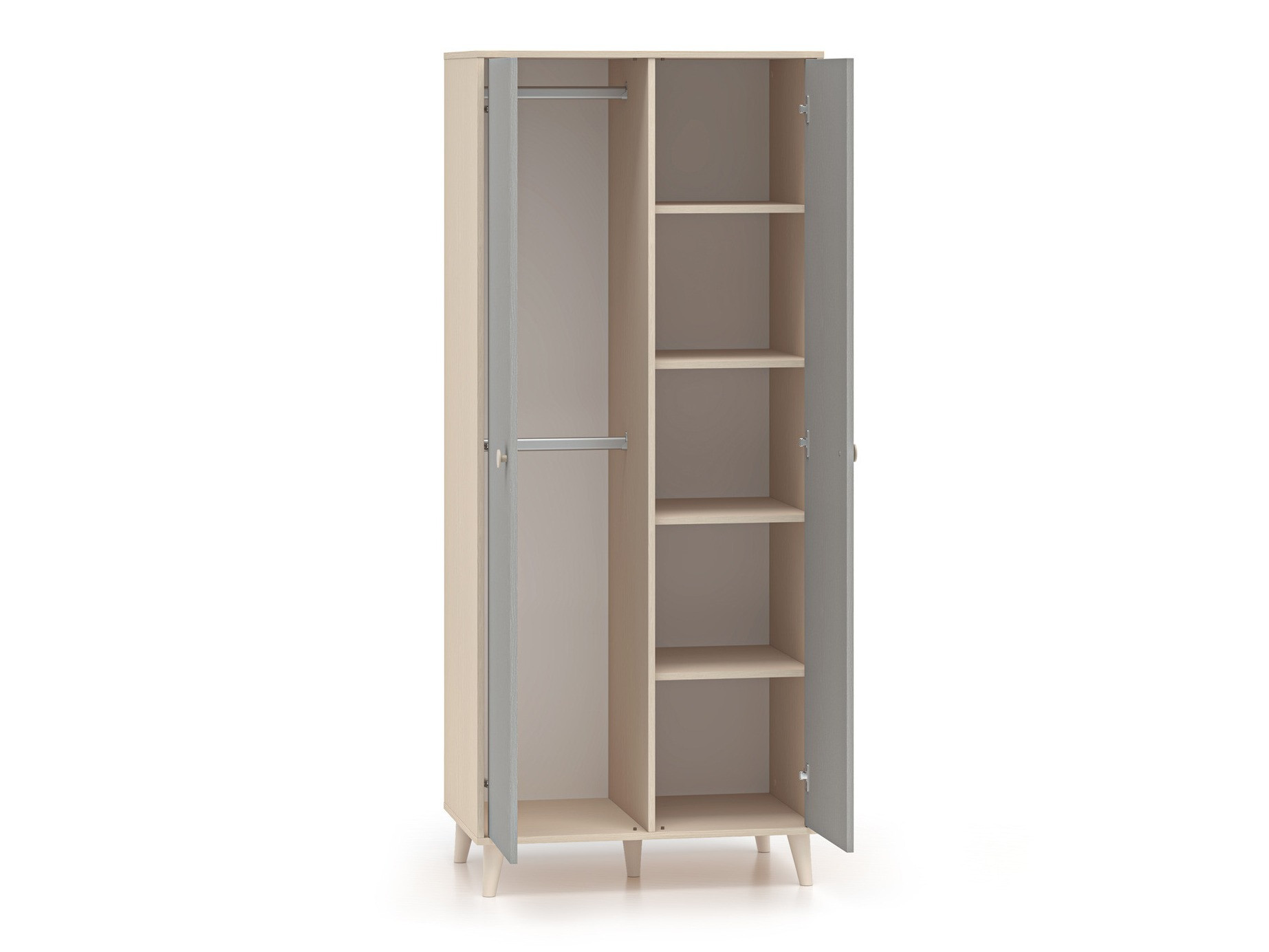 Armoire Tortoli 101 (Gris)