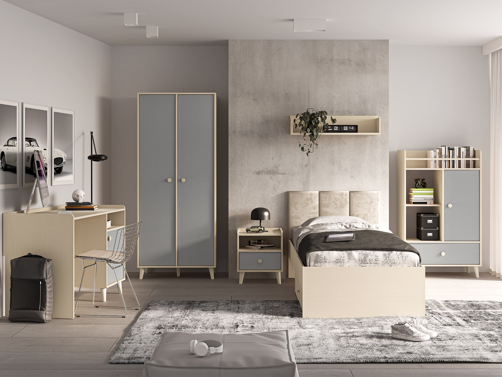 Buffet Tortoli 103 (Gris)