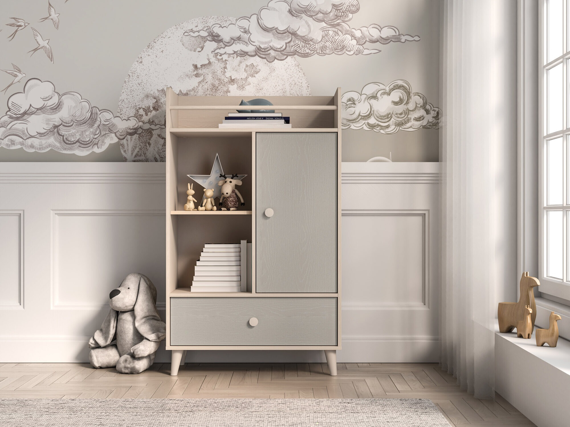 Buffet Tortoli 103 (Gris)