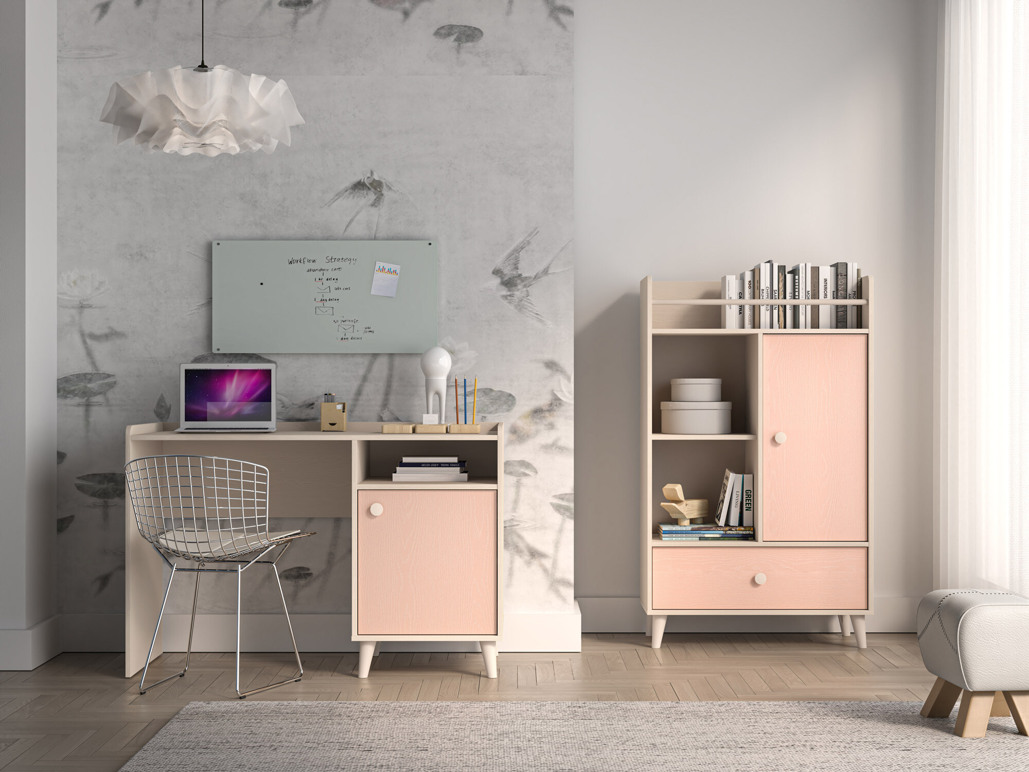 Bureau Tortoli 106 (Rose)