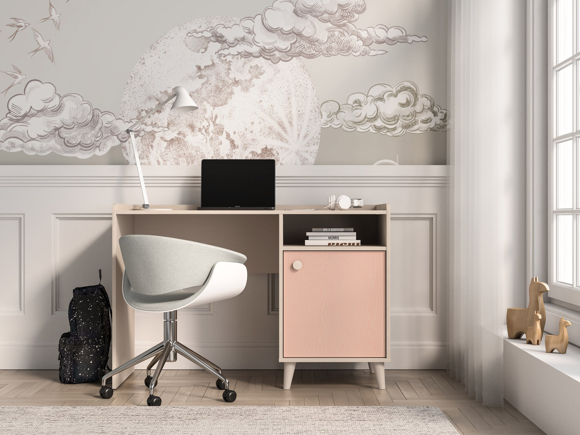 Bureau Tortoli 106 (Rose)