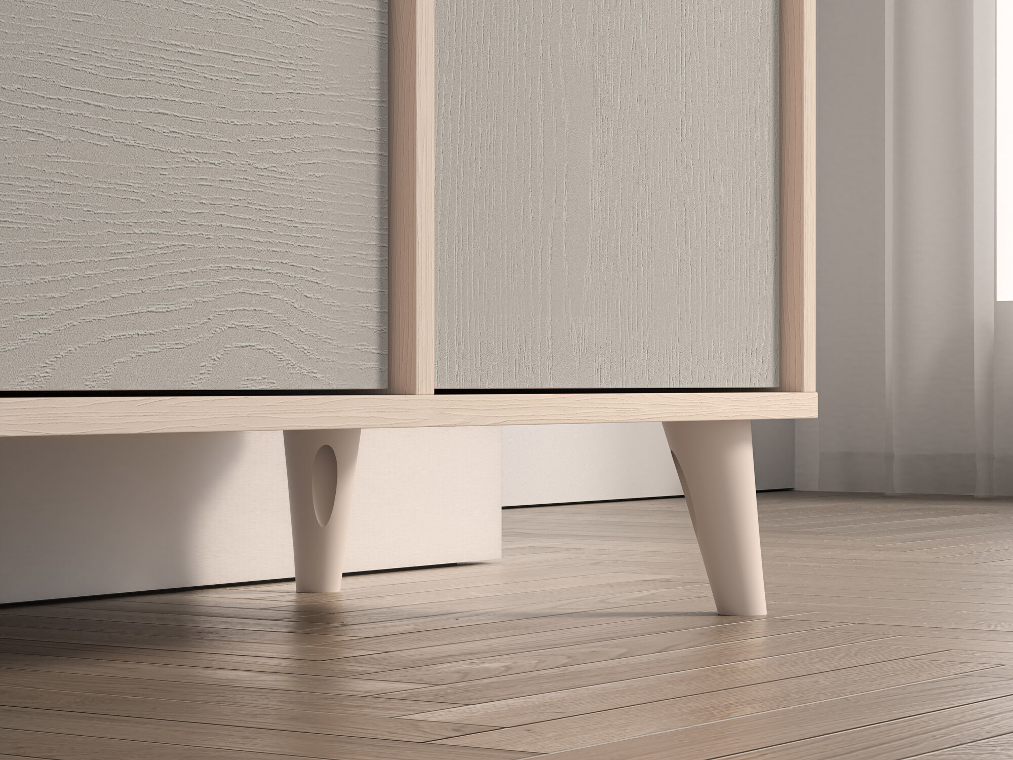 Commode Tortoli 104 (Gris)