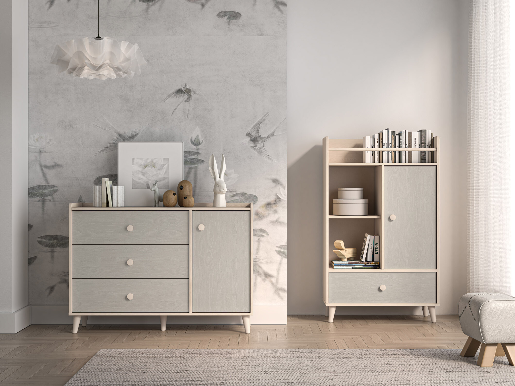 Commode Tortoli 104 (Gris)