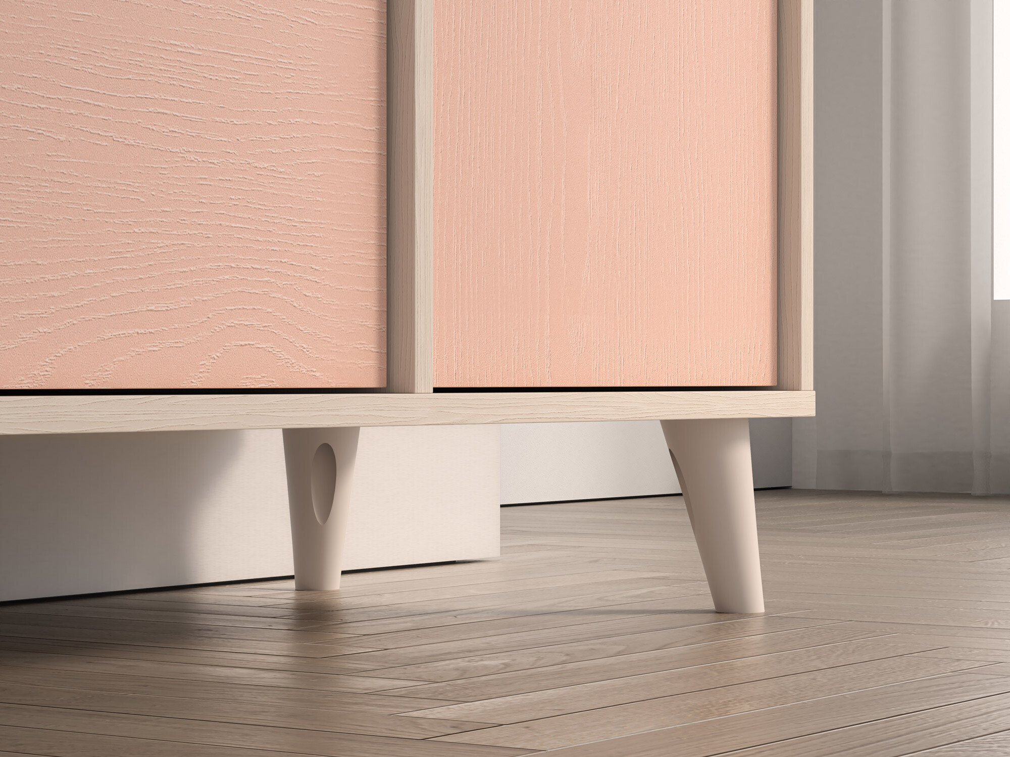 Commode Tortoli 104 (Rose)