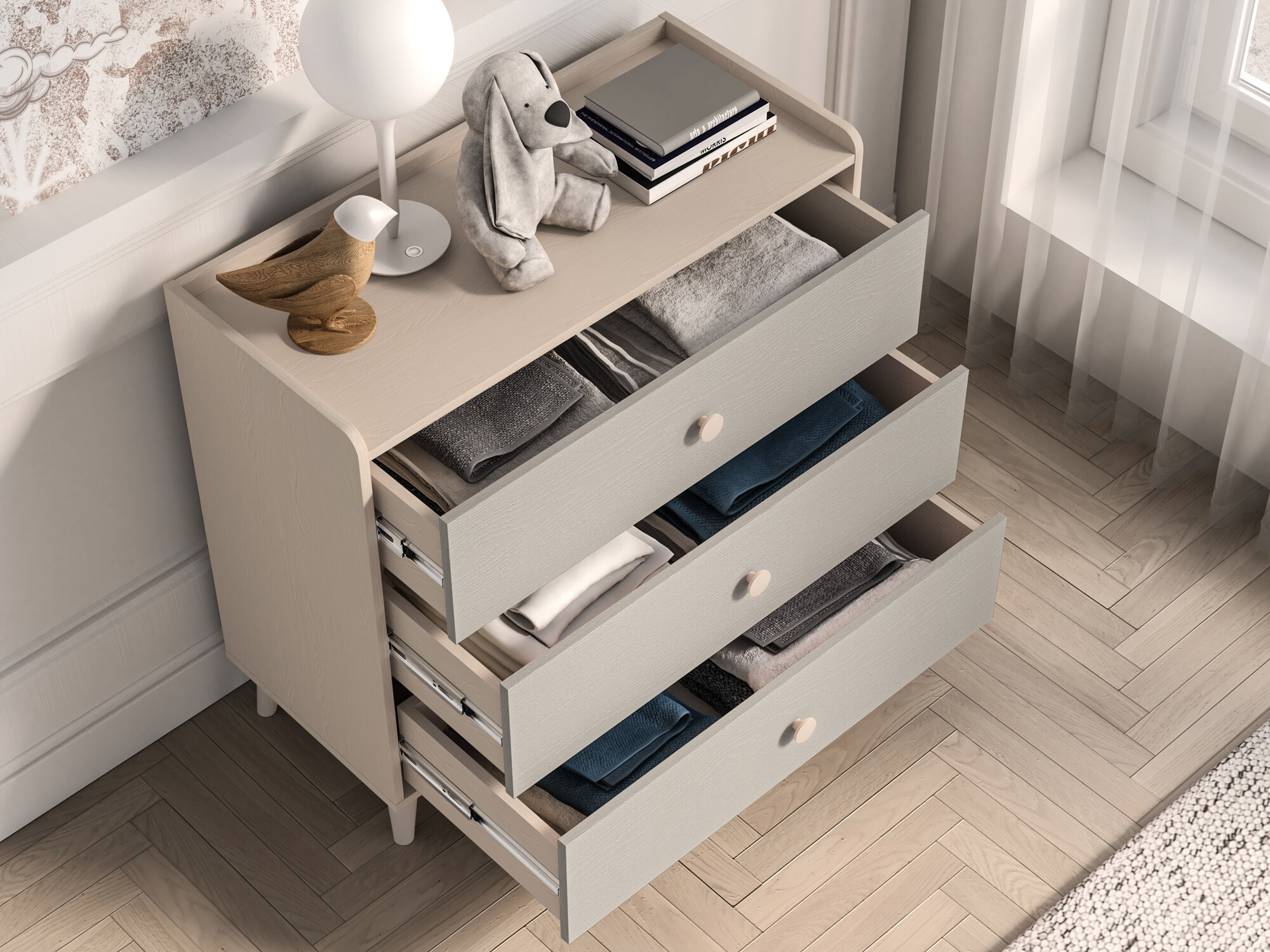 Commode Tortoli 105 (Gris)