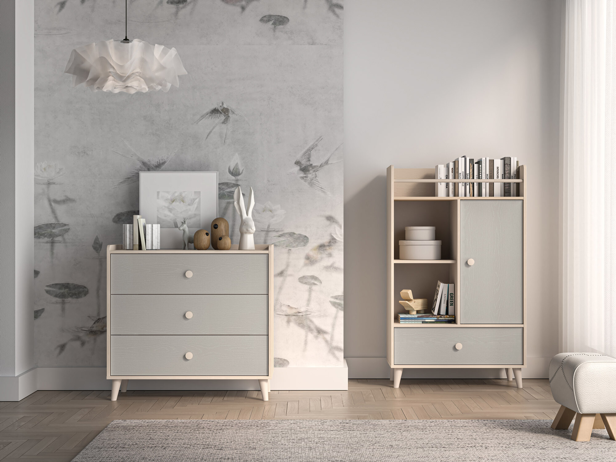 Commode Tortoli 105 (Gris)