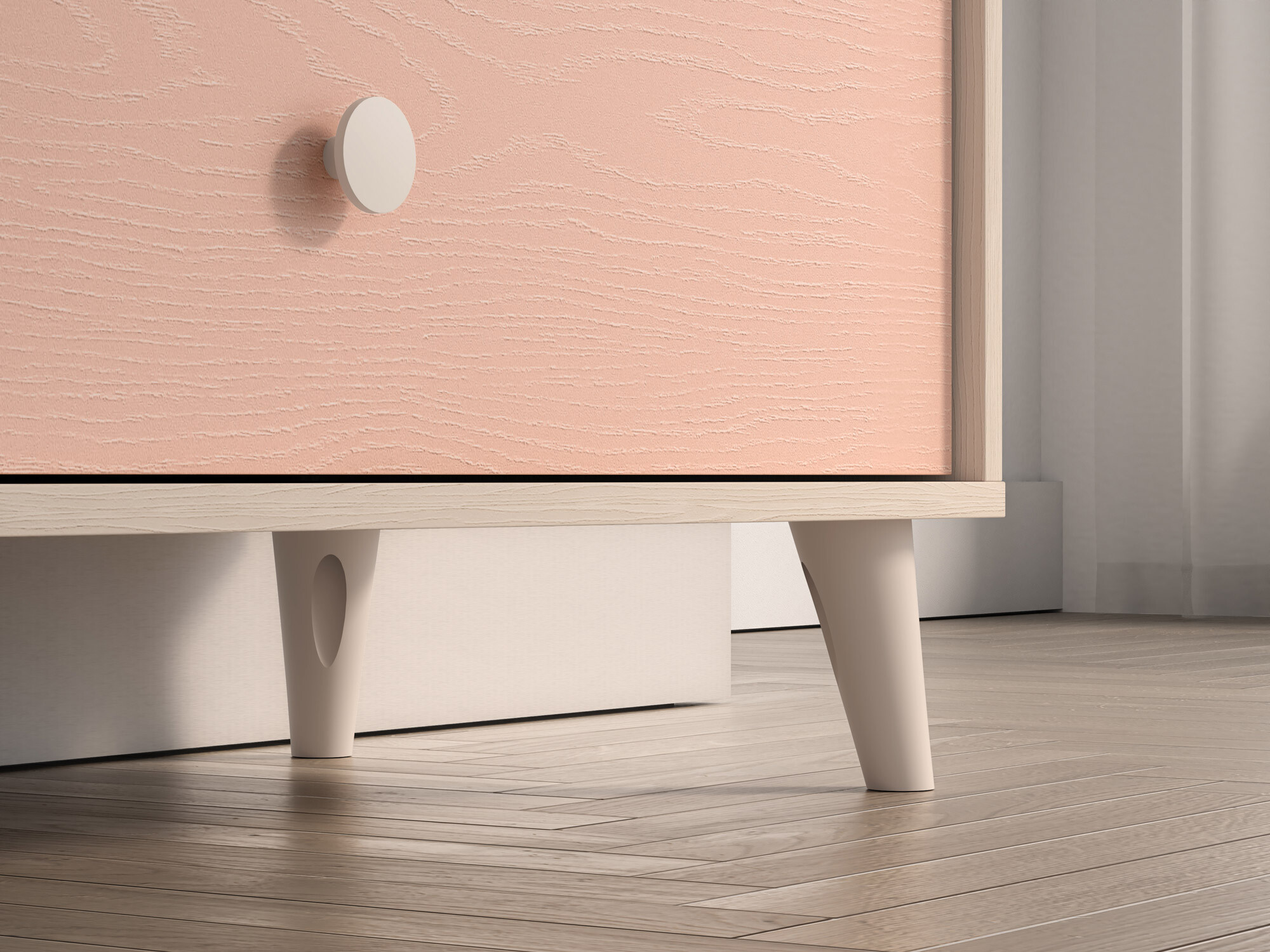 Commode Tortoli 105 (Rose)