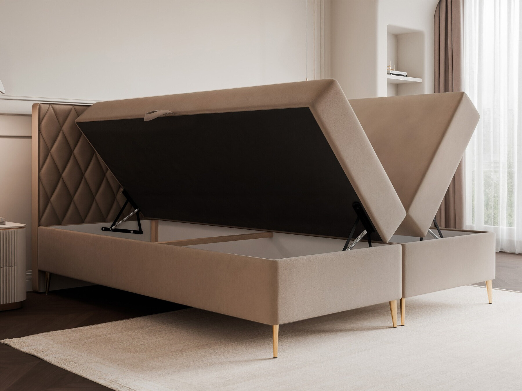 Lit boxspring Martinez 110 (Magic Velvet 2256)