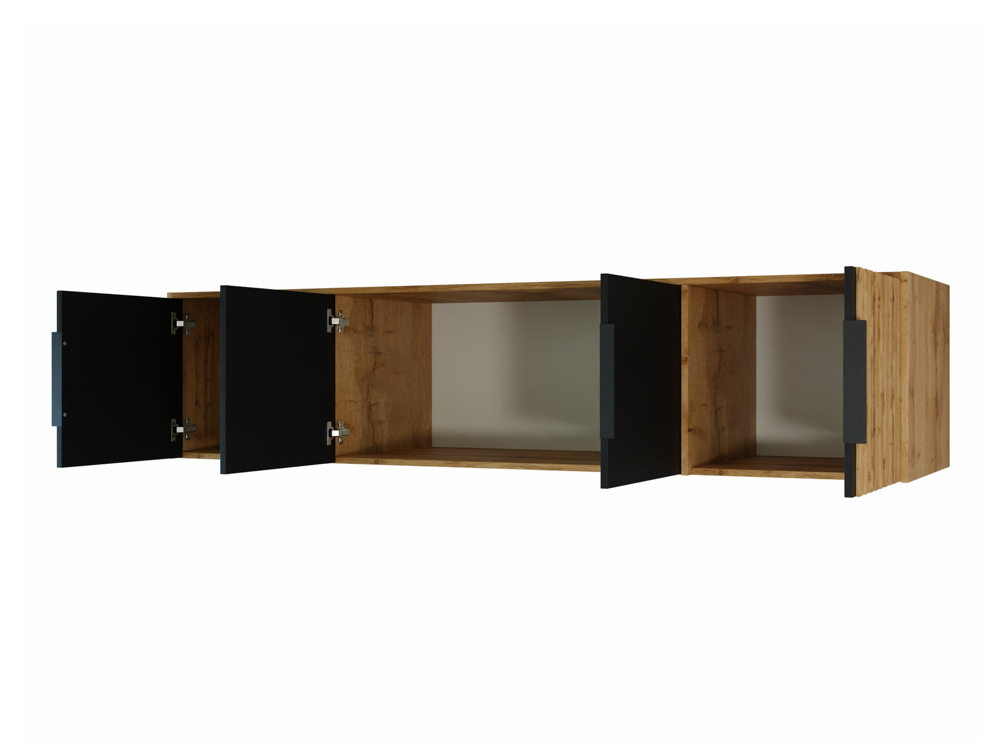 Armoire Collis II (Blanc + Chêne wotan)