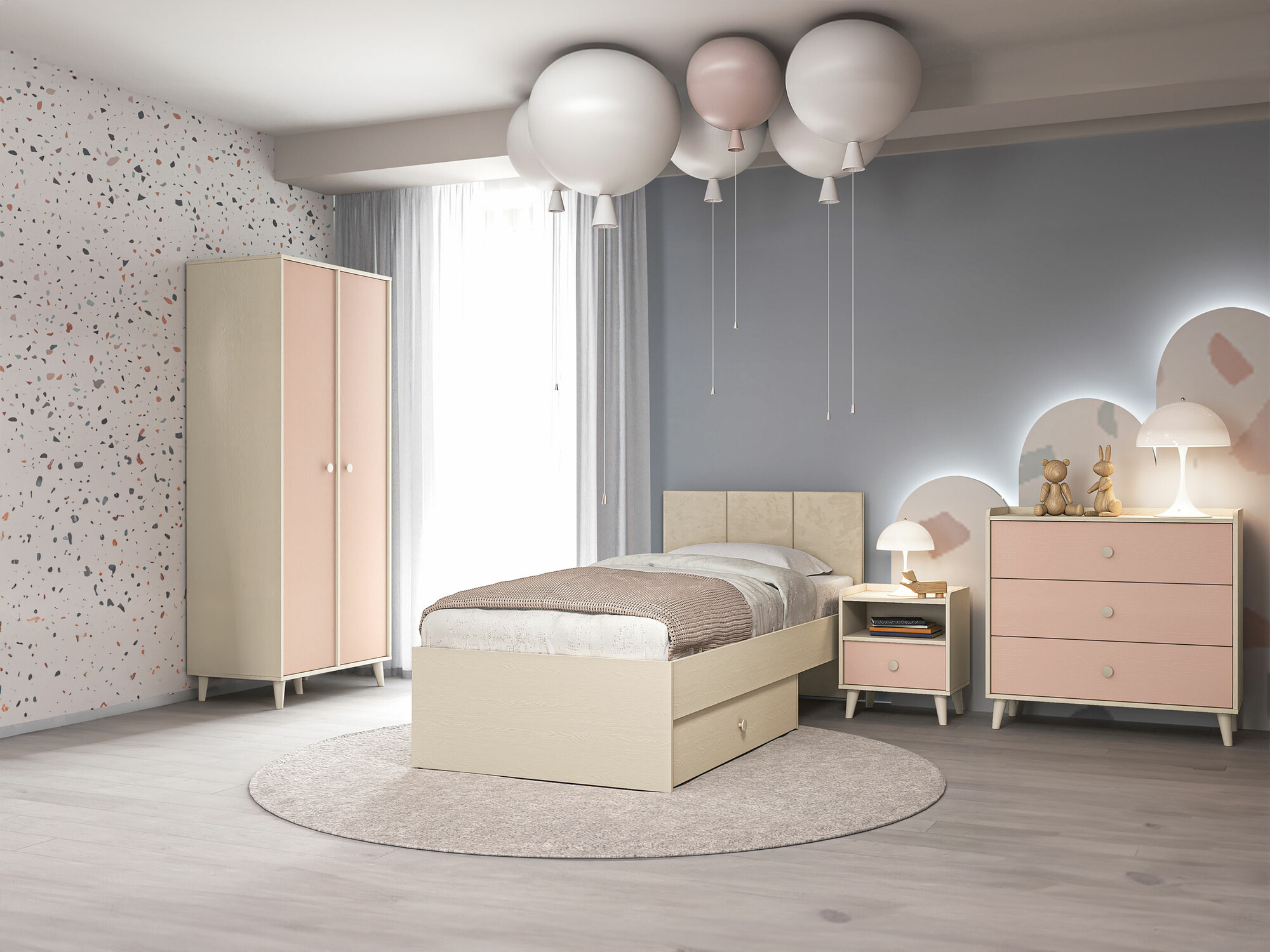 Chambre enfant complète Tortoli 111