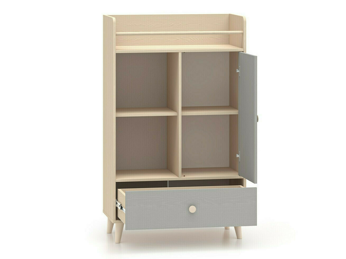 Chambre enfant complète Tortoli 113 (Gris)