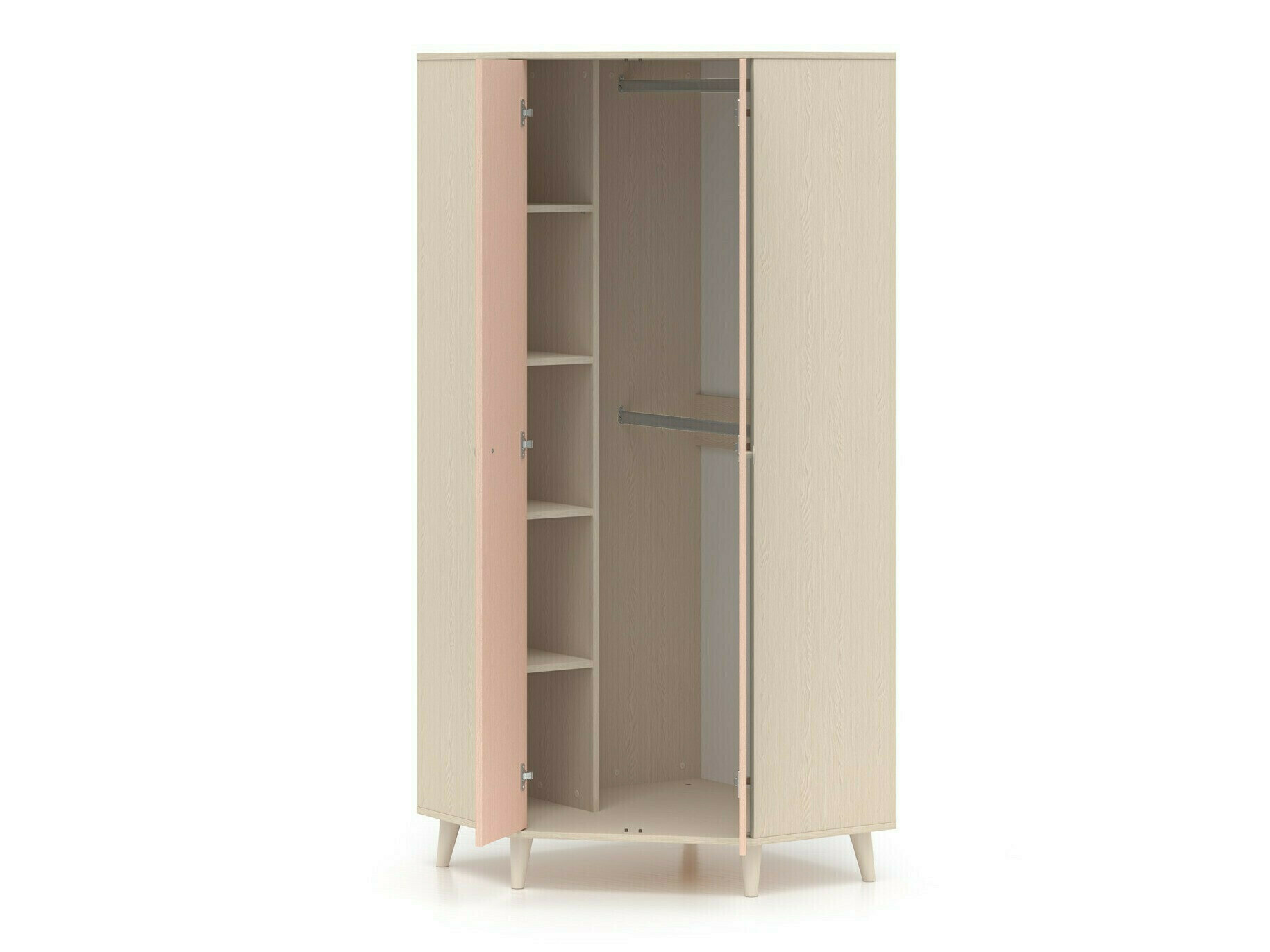 Chambre enfant complète Tortoli 113 (Rose)