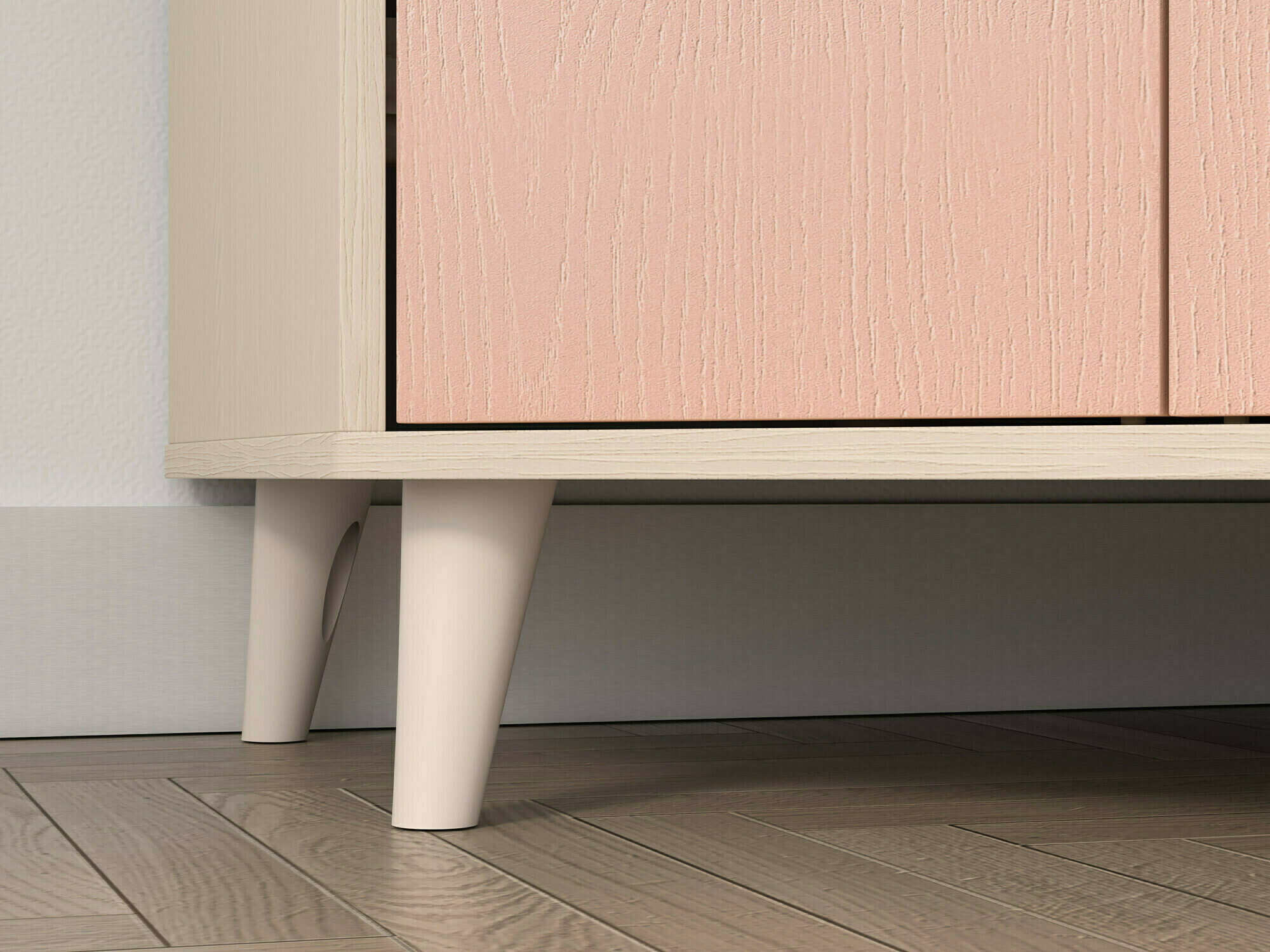 Chambre enfant complète Tortoli 113 (Rose)