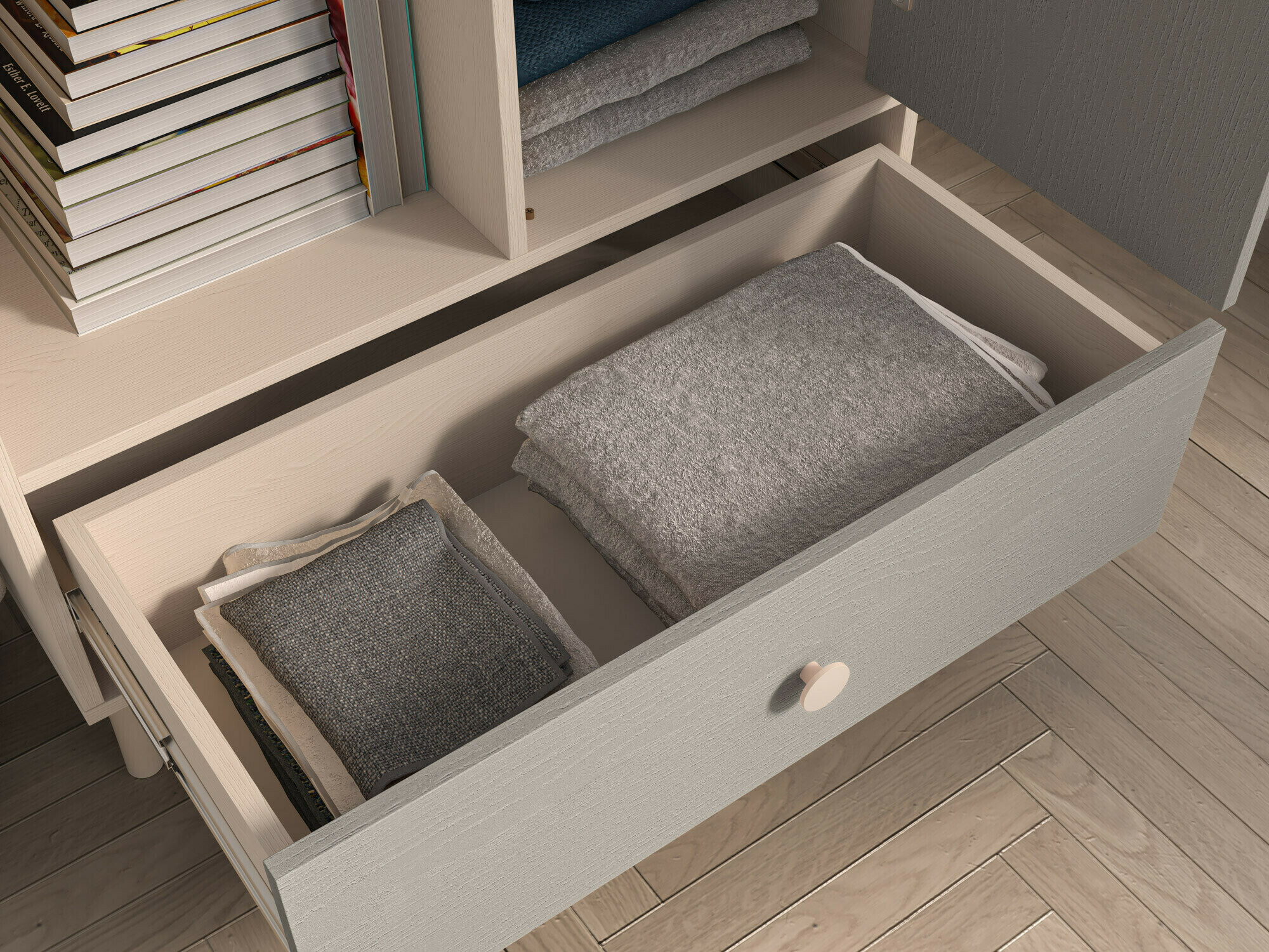 Chambre enfant complète Tortoli 115 (Gris)