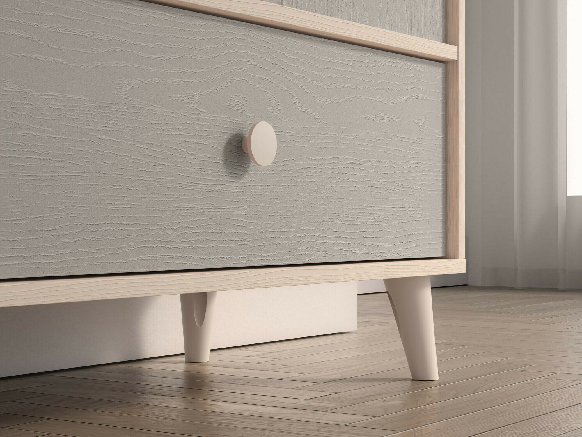 Chambre enfant complète Tortoli 115 (Gris)