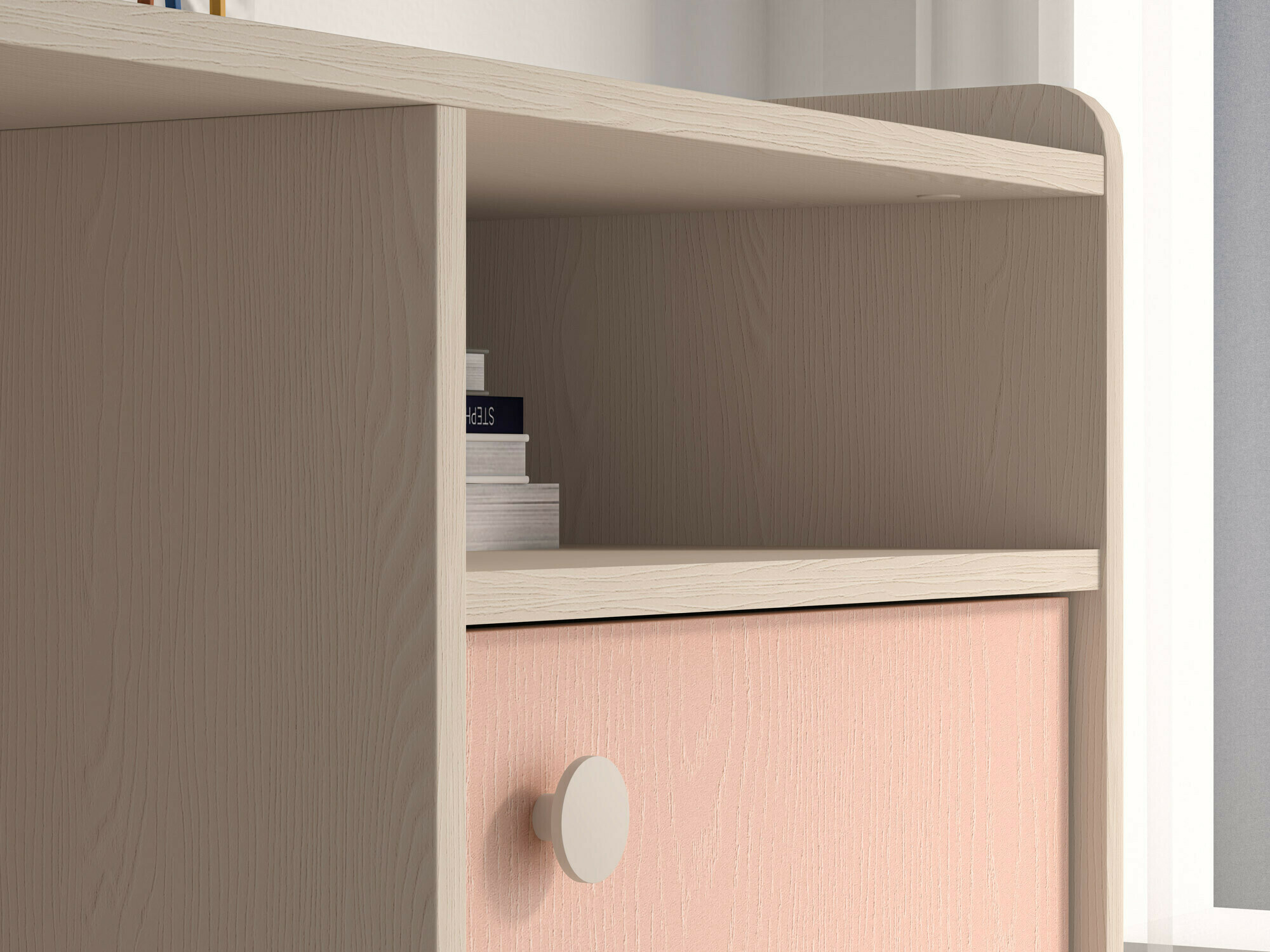 Chambre enfant complète Tortoli 115 (Rose)