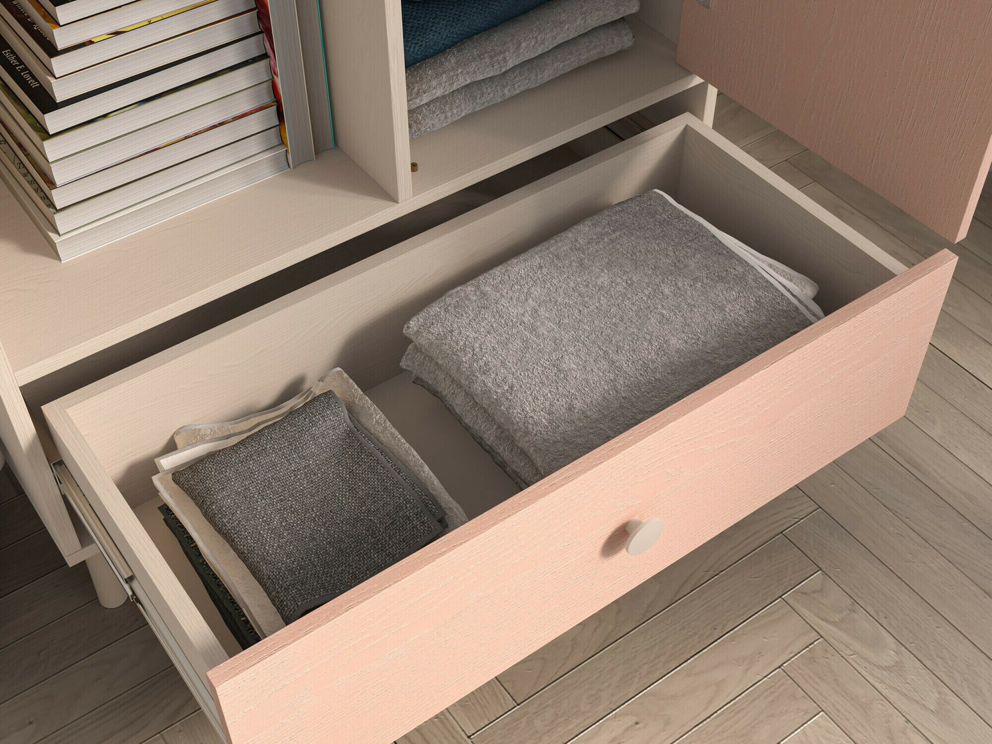 Chambre enfant complète Tortoli 115 (Rose)