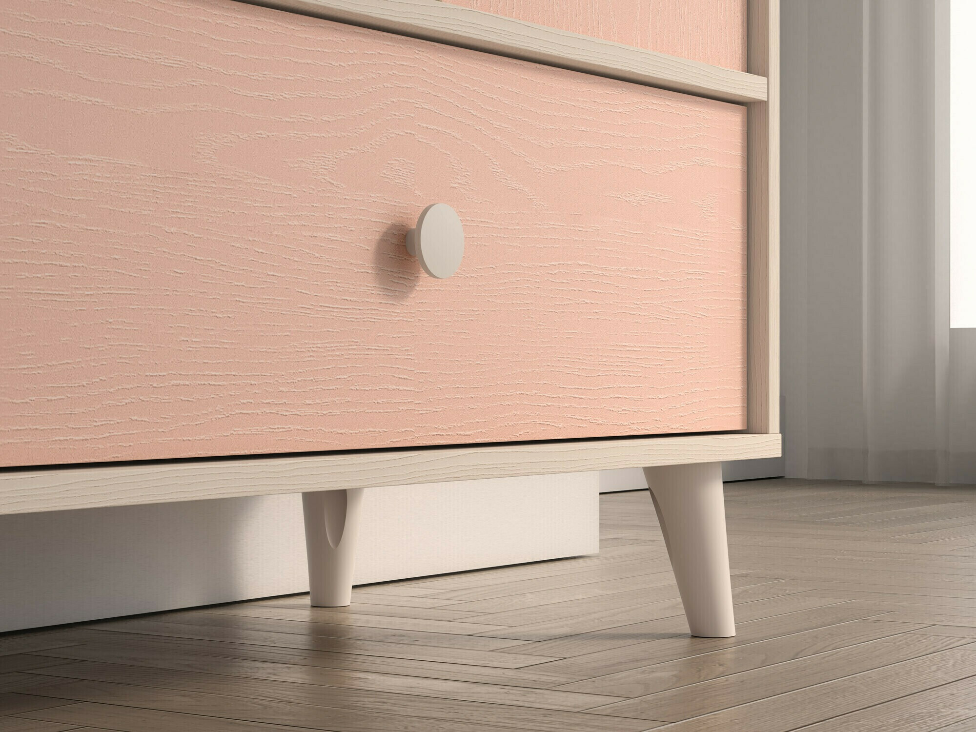 Chambre enfant complète Tortoli 115 (Rose)