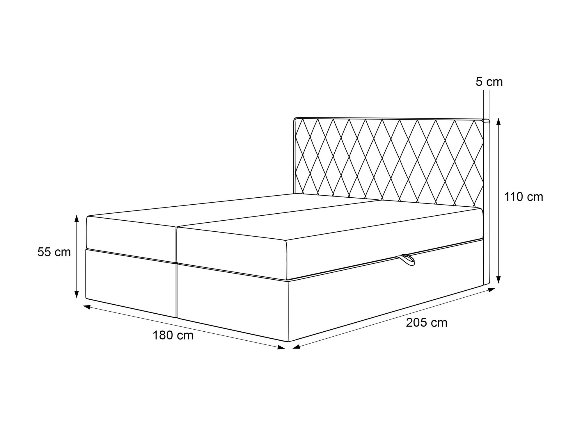 Lit boxspring Martinez 114 (Melody 12)
