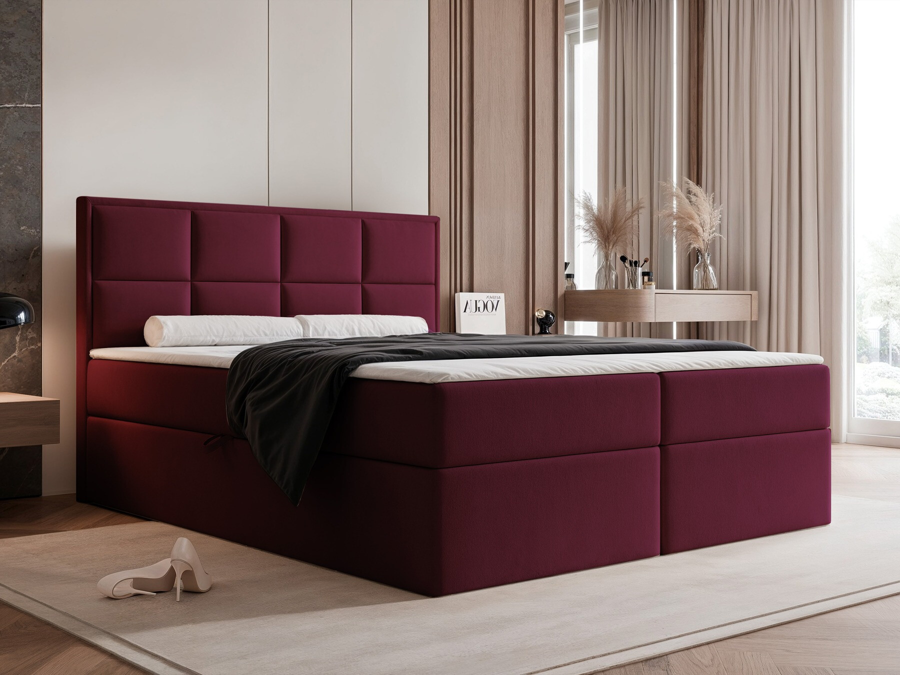 Lit boxspring Martinez 115 (Magic Velvet 2229)