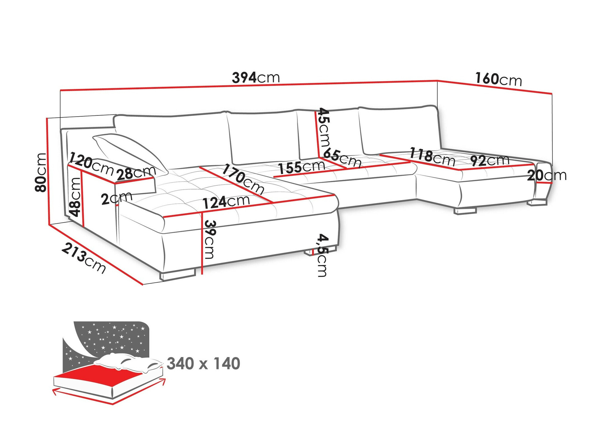 Canapé d'angle Comfivo 106 (Soul 17)