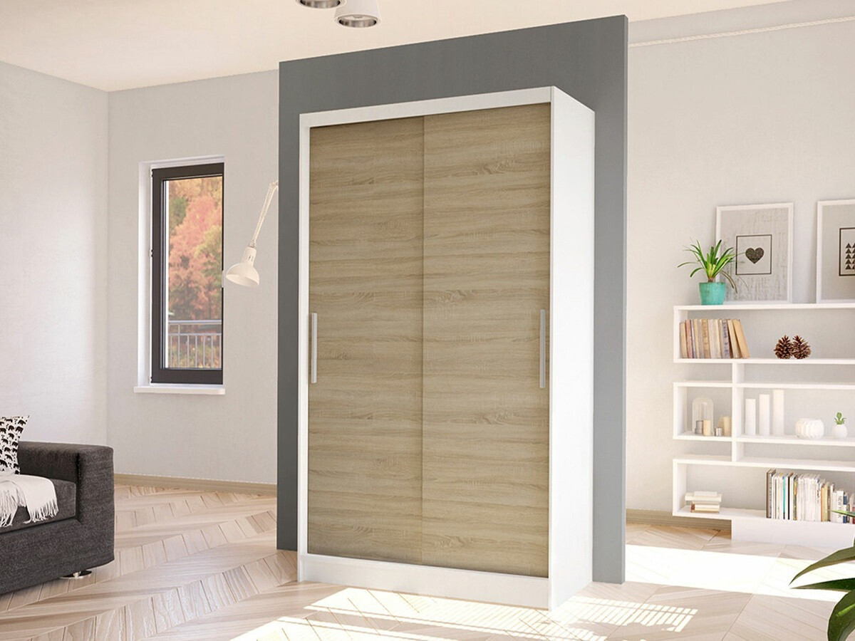 Armoire Closico Structor I (Blanc + Sonoma chêne)