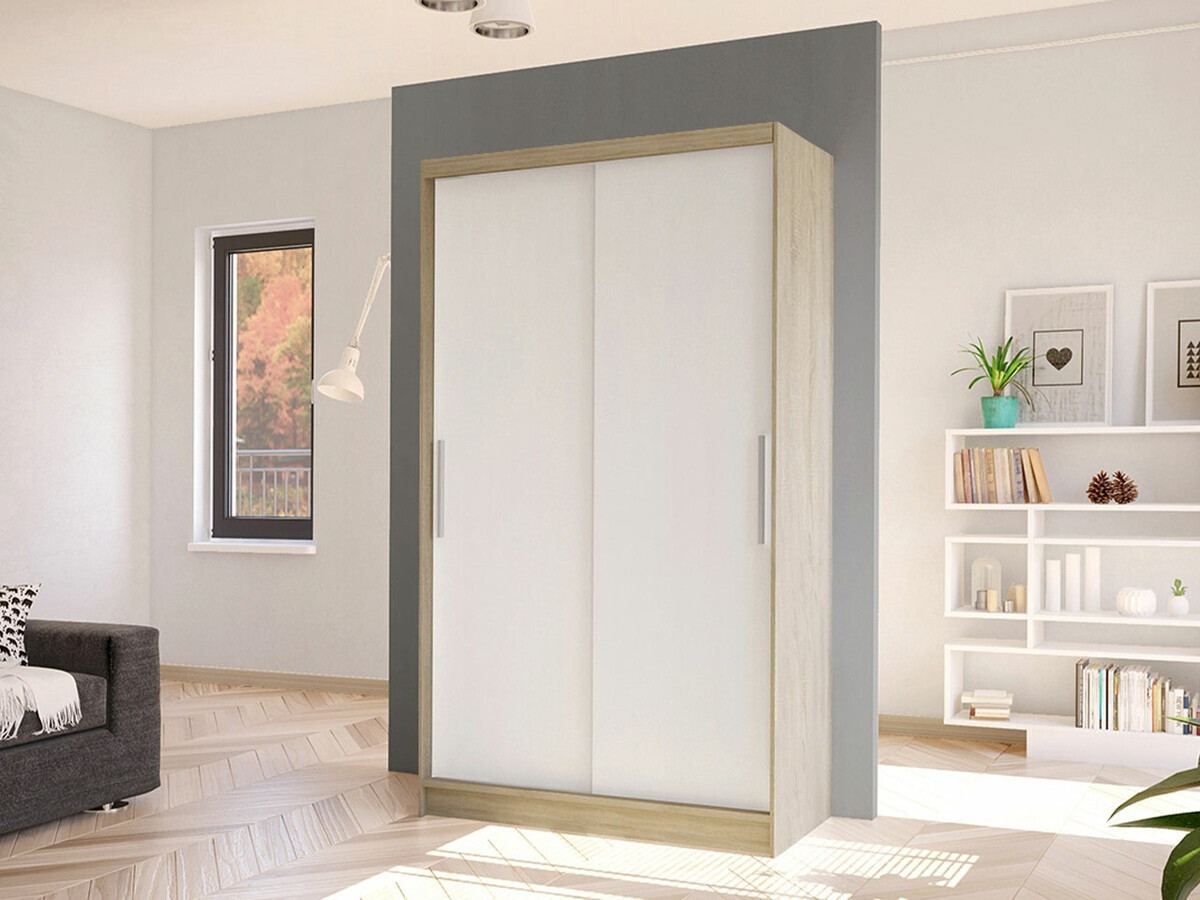 Armoire Closico Structor I (Sonoma chêne + Blanc)