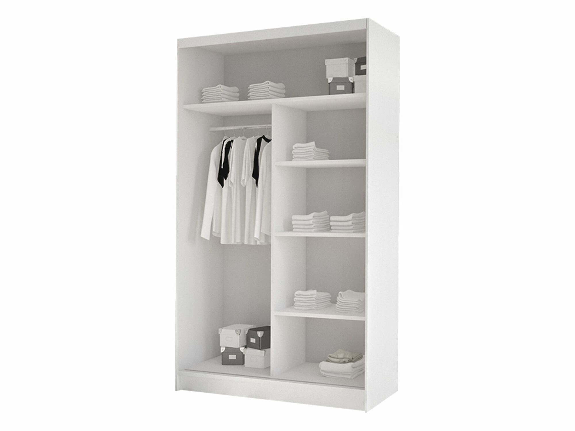 Armoire Closico Structor VI (Blanc + Sonoma chêne)
