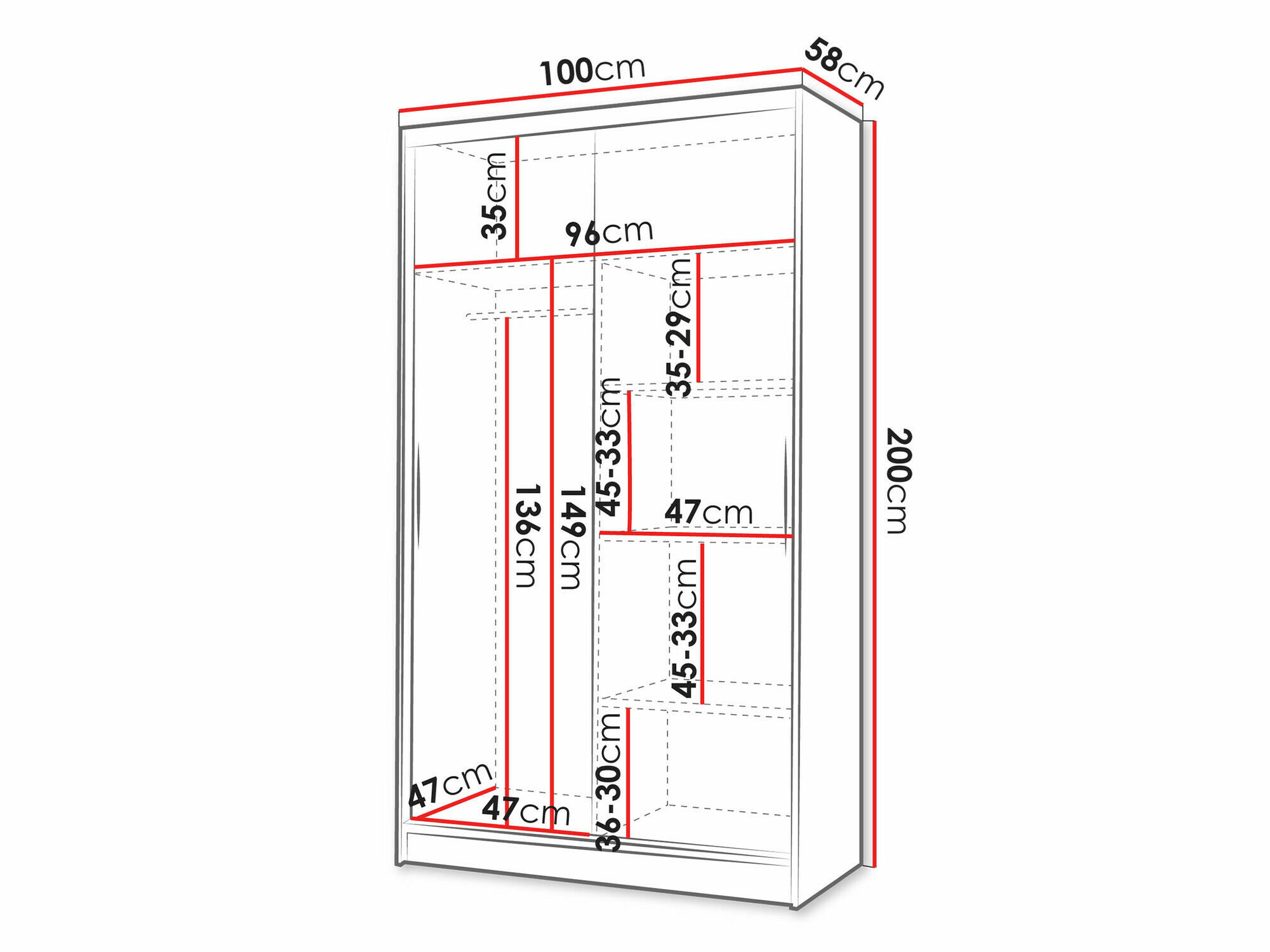 Armoire Closico Structor VI (Cachemire)