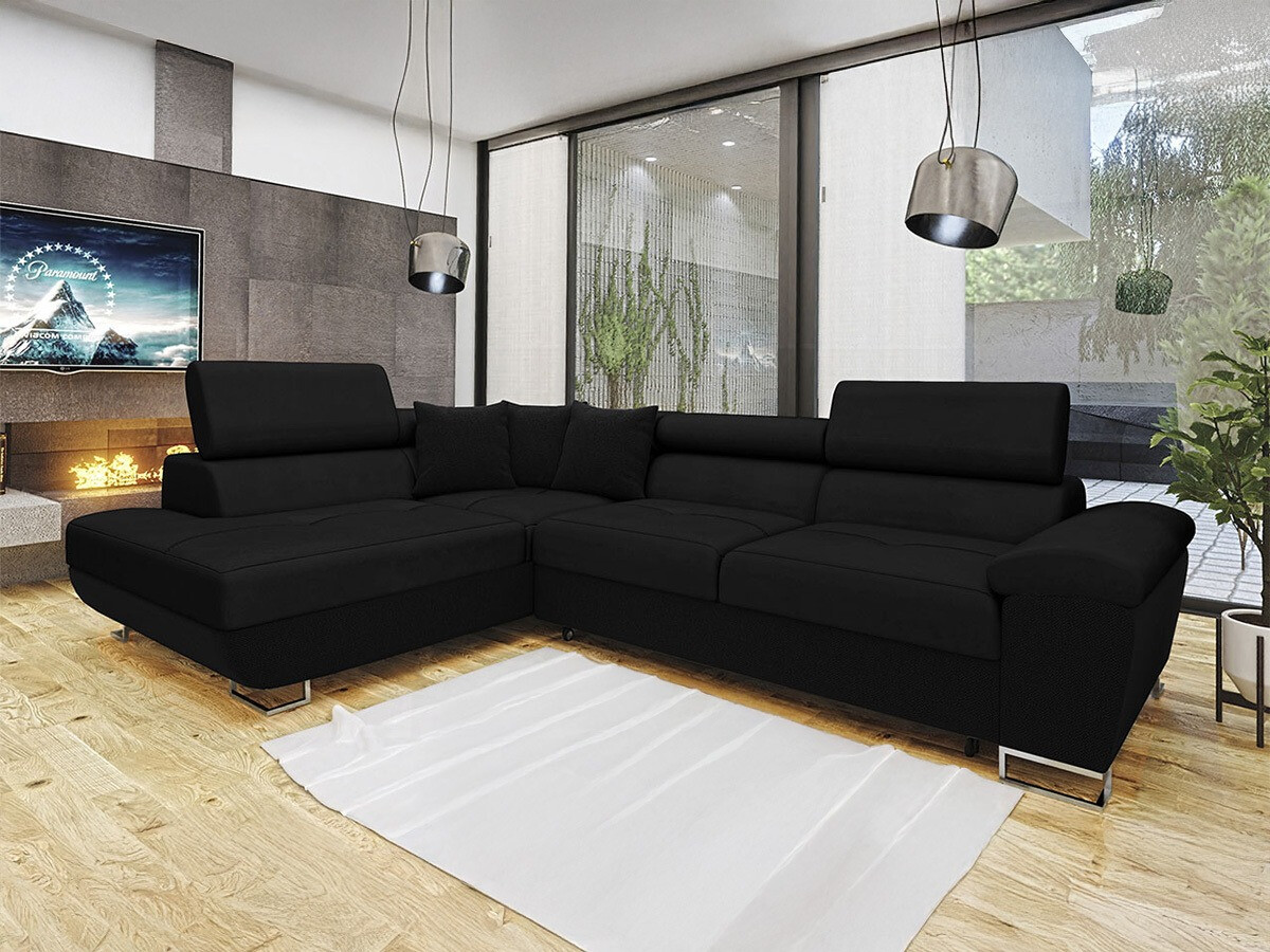 Canapé d'angle Comfivo Ruta II (Uttario Velvet 2980 + Muna 14)