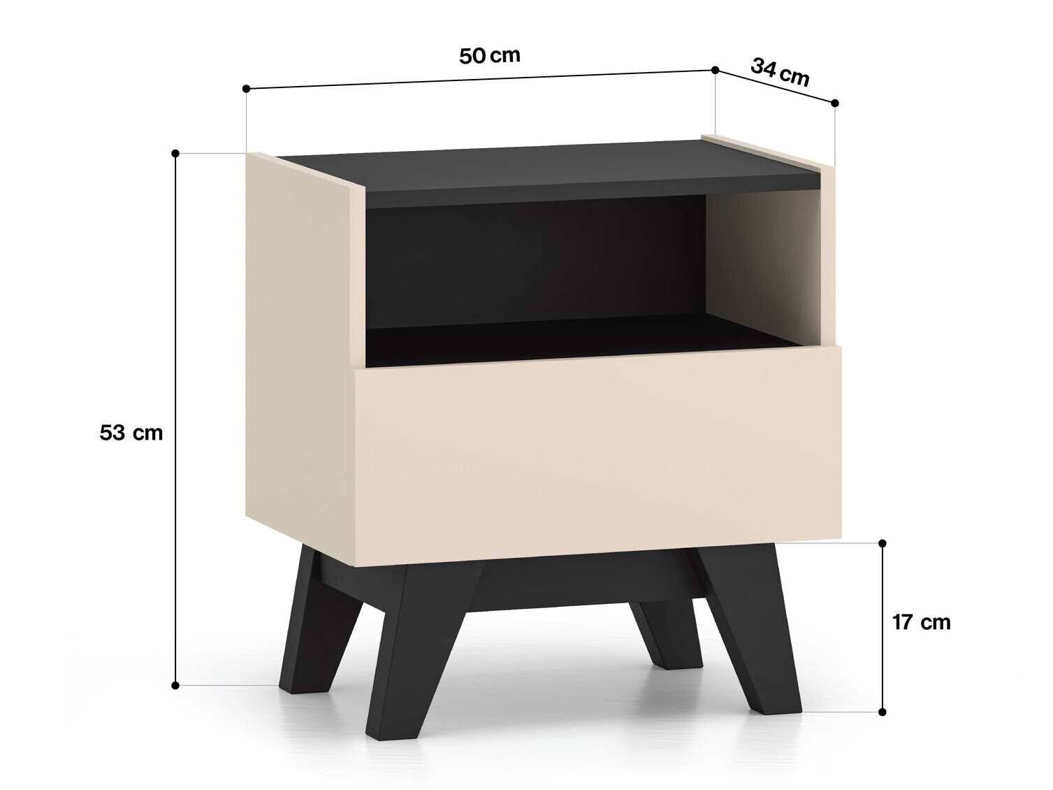 Table de chevet Evateno 105