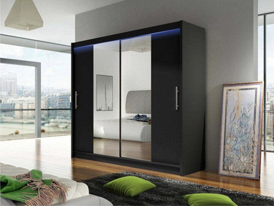 Armoire Closico Pallor II (Noir)