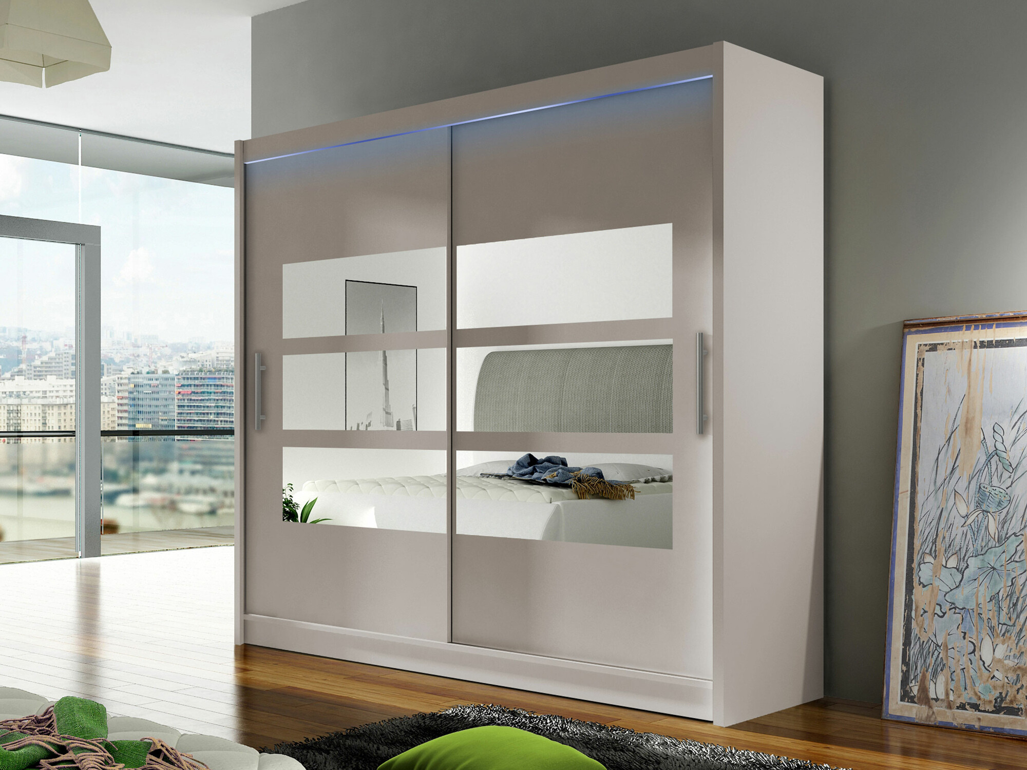 Armoire Closico Pallor III (Cachemire)