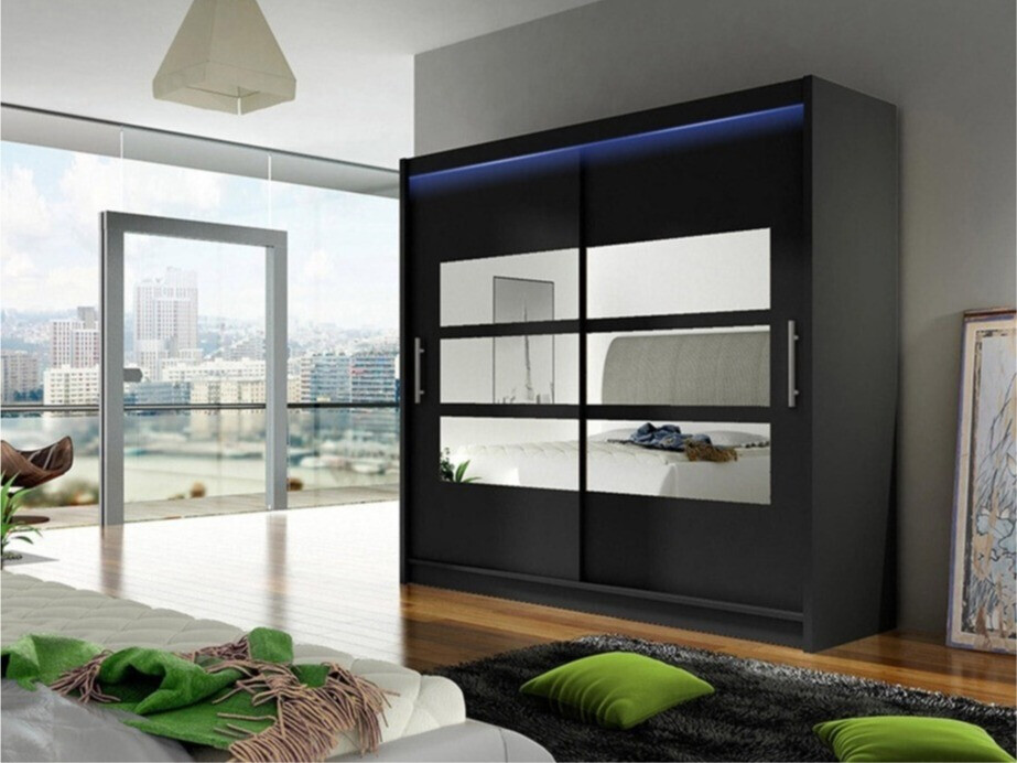 Armoire Closico Pallor III (Noir)