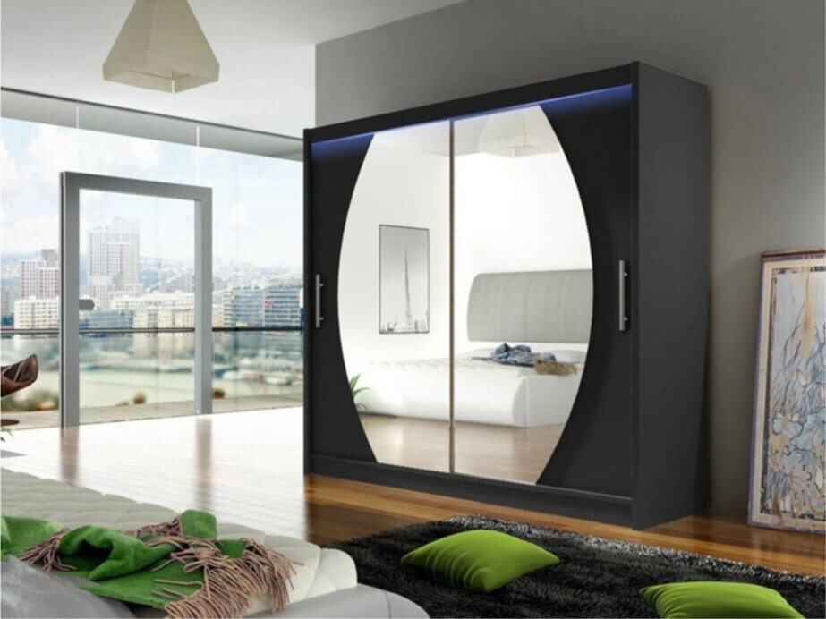 Armoire Closico Pallor IV (Noir)