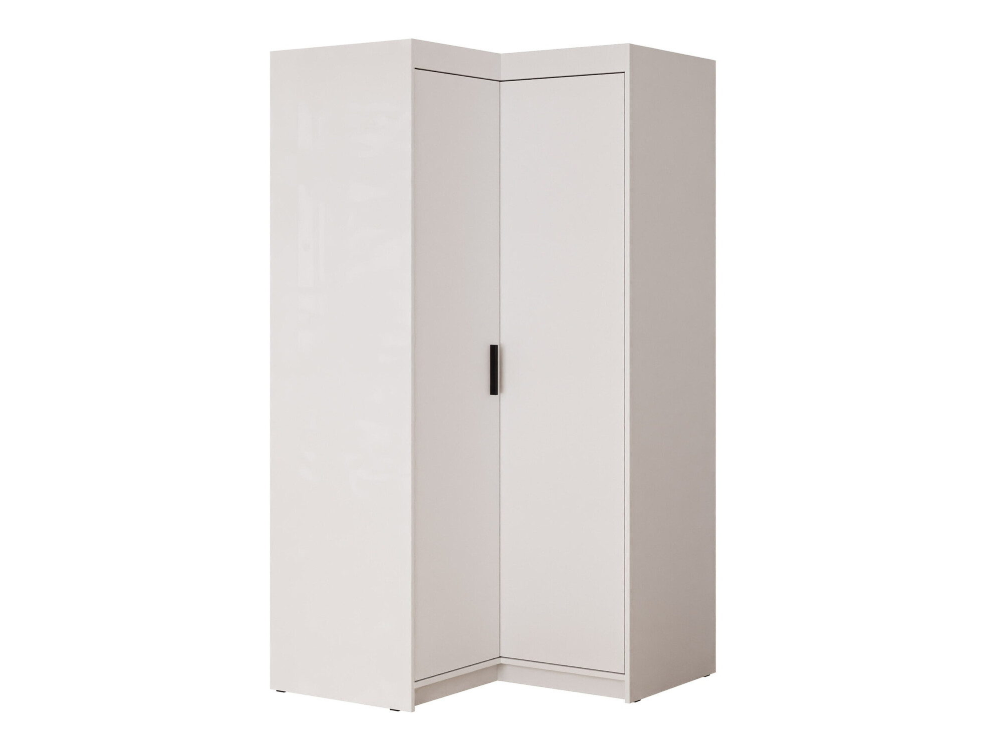 Armoire d'angle Novduni 116 (Blanc)