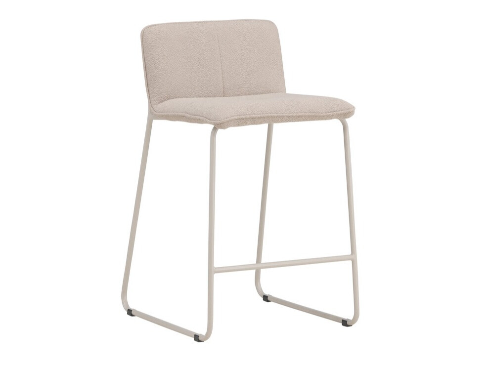 Chaise de bar mi-hauteur Dallas 3235 (Beige)