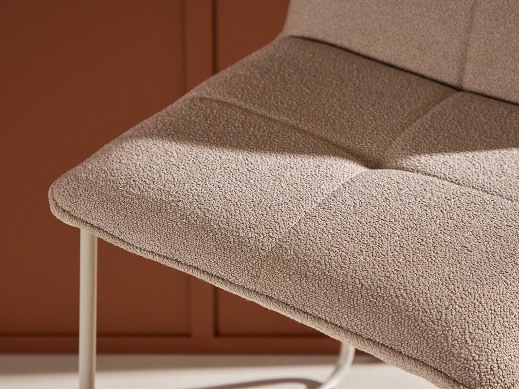 Chaise de bar mi-hauteur Dallas 3235 (Beige)