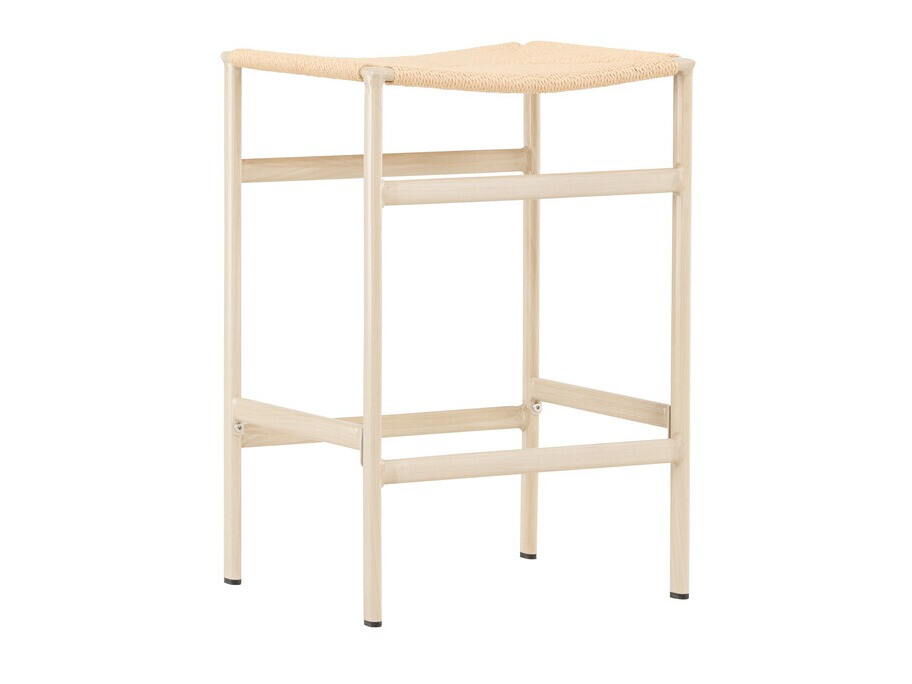 Chaise de bar mi-hauteur Dallas 4564 (Beige)