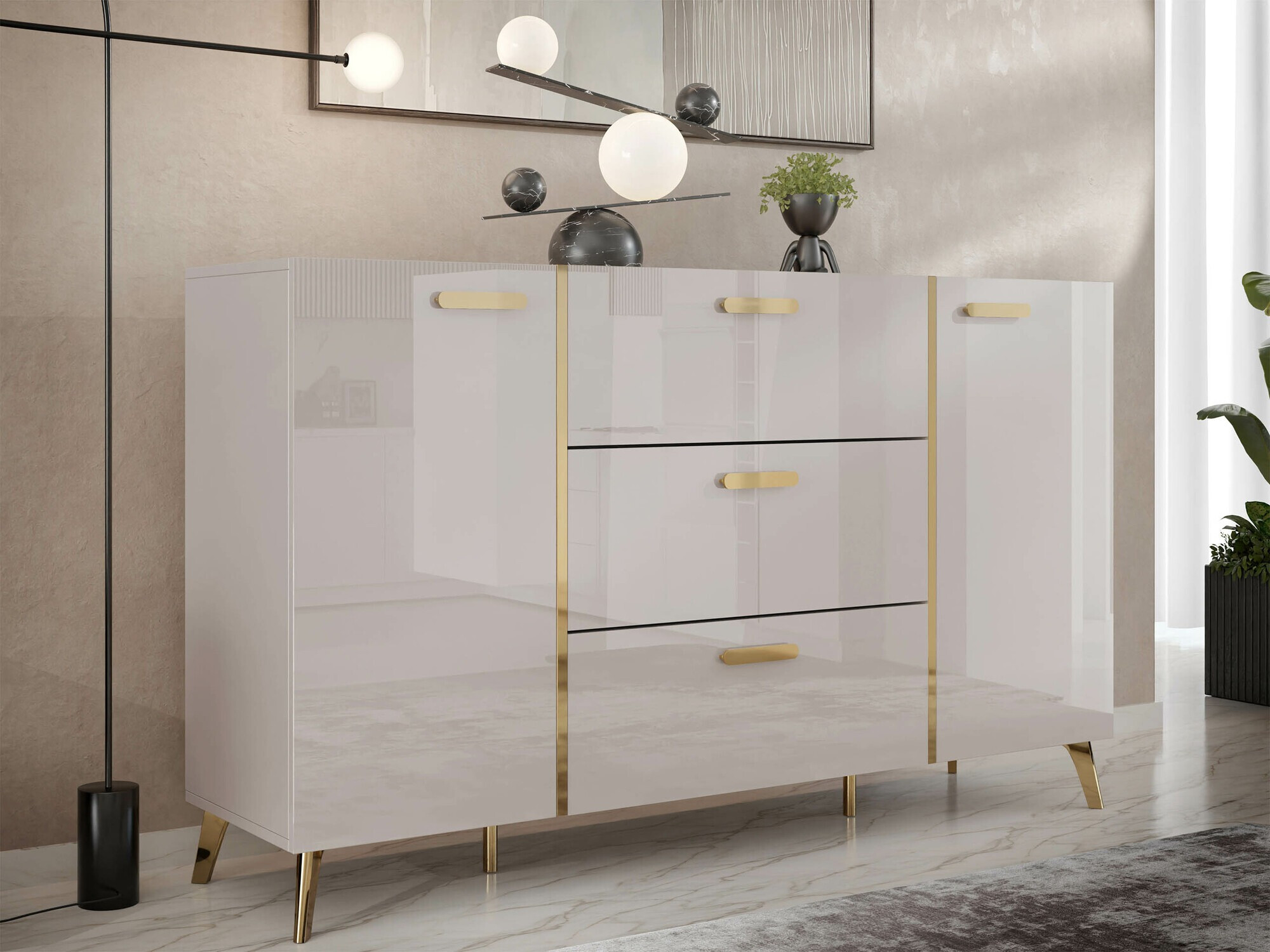 Commode Comfivo Capella I (Cachemire + Cachemire Brillant)