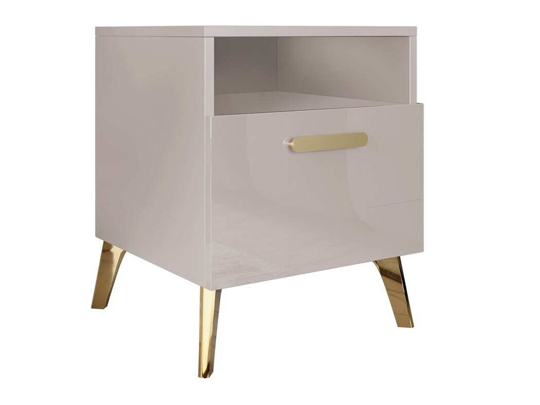 Table de chevet Comfivo Capella (Cachemire + Cachemire Brillant)
