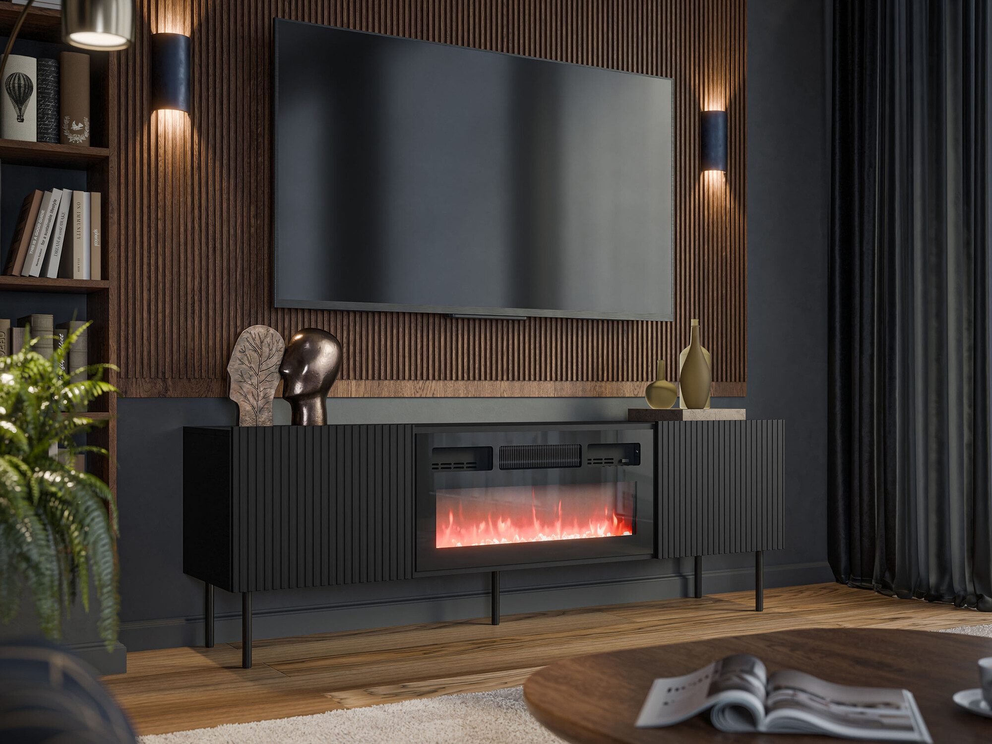 Meuble TV Ratio (Noir)